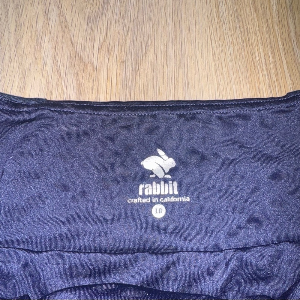 Run in Rabbit Orange & Blue Running Shorts - Size Large - Picture 2 of 7